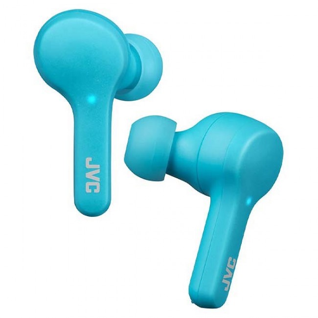 JVC HA-A7TANU Bluetooth earphones, blue