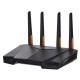ASUS TUF Gaming AX3000 V2 wireless router Gigabit Ethernet Dual-band (2.4 GHz / 5 GHz) Black, Orange