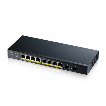 Zyxel GS1900-10HP Managed L2 Gigabit Ethernet (10/100/1000) Power over Ethernet (PoE) Black