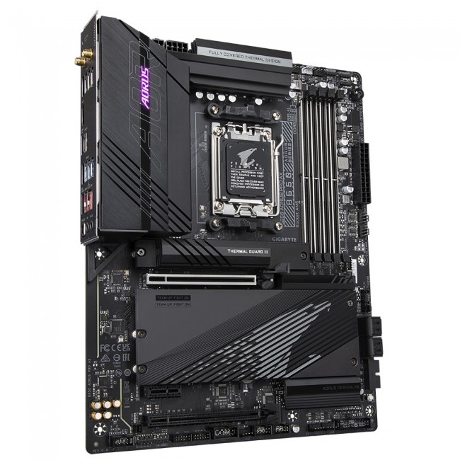 Gigabyte B650 AORUS PRO AX Motherboard - Supports AMD Ryzen 8000 CPUs, 16*+2+1 Phases Digital VRM, up to 8000MHz DDR5 (OC), 1xPCIe 5.0 + 2xPCIe 4.0 M.2, Wi-Fi 6E, 2.5GbE LAN, USB 3.2 Gen 2