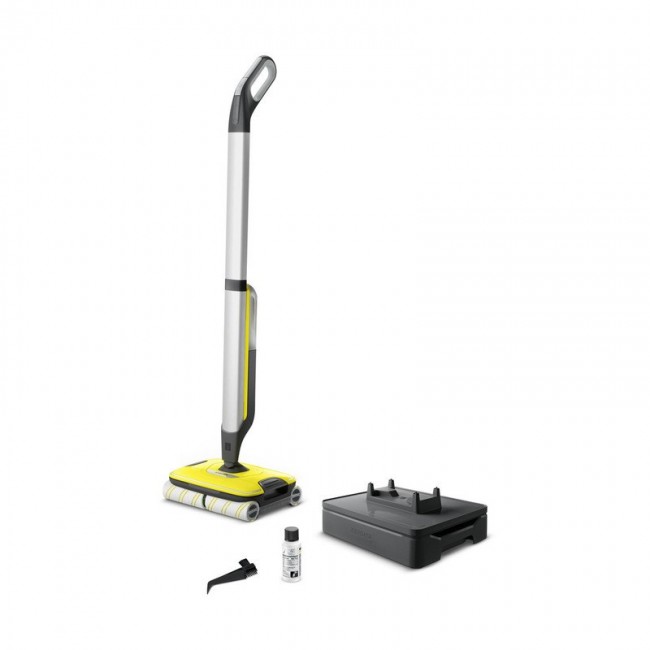 K rcher FC 7 Cordless Electric broom Battery Wet Bagless Silver, Yellow