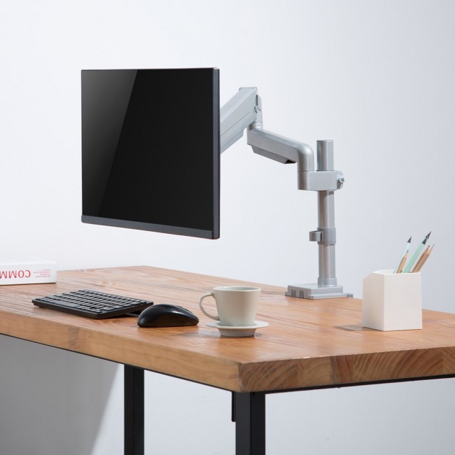 Ergo Office ER-407G Monitor Bracket Holder Desk Mount Adjustable Tilt Swivel 13