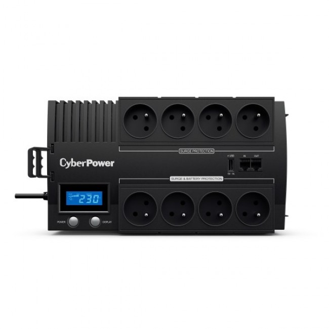 CyberPower BR700ELCD-FR uninterruptible power supply (UPS) Line-Interactive 0.7 kVA 420 W 8 AC outlet(s)