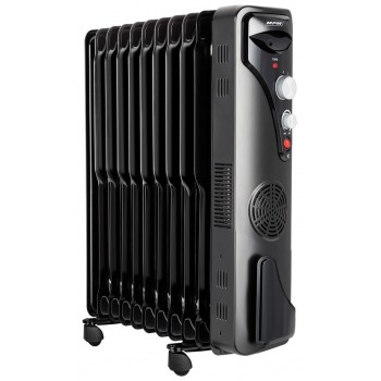 Oil heater with thermo fan MPM MUG-21 Black