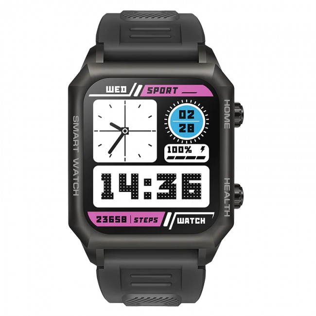 Kumi KU3 Max smartwatch black