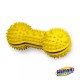 HILTON Spiked Dumbbell 15cm in Flax Rubber - dog toy - 1 piece