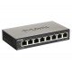 D-Link DGS-1100-08V2 Managed L2 Gigabit Ethernet (10/100/1000) Black