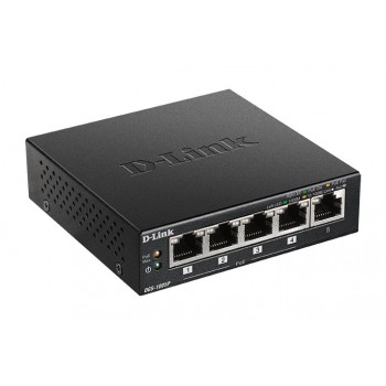 D-Link DGS-1005P/E network switch Unmanaged Gigabit Ethernet (10/100/1000) Power over Ethernet (PoE) Black