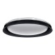 Modern LED dimmable ceiling plafond Activejet FOCUS Black wireless control by remote