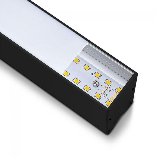 V-TAC LED Linear SAMSUNG CHIP 40W luminaire For connecting Suspended Black 120cm VT-7-40 4000K 3270lm
