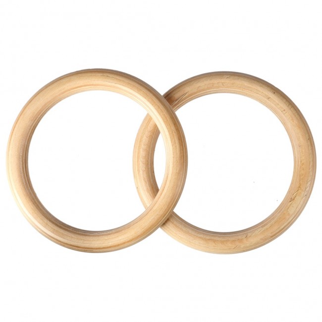 Wooden gymnastic hoops with measuring tape HMS Premium TX08