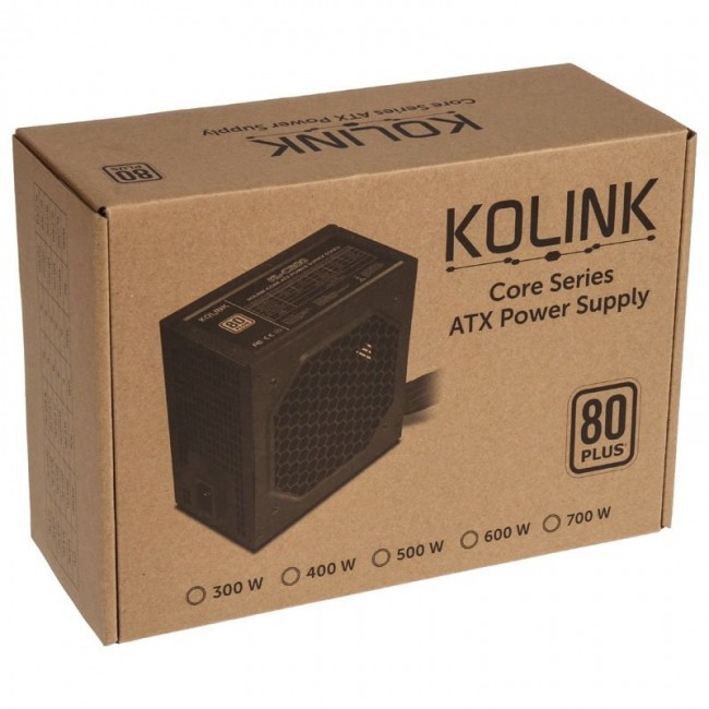 Kolink KL-C600 power supply unit 600 W 20+4 pin ATX ATX Black