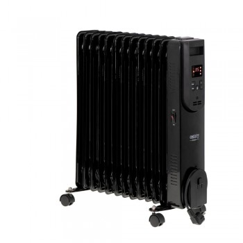 Electric oil heater with remote control CAMRY CR 7814 13 fins, 2500 W black