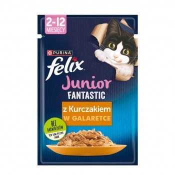 Felix Fanstastic Junior - wet cat food - 85 g