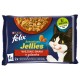 Felix Sensations - beef with tomato and chicken with carrot in jelly - Wet food for cats - 4 x 85g