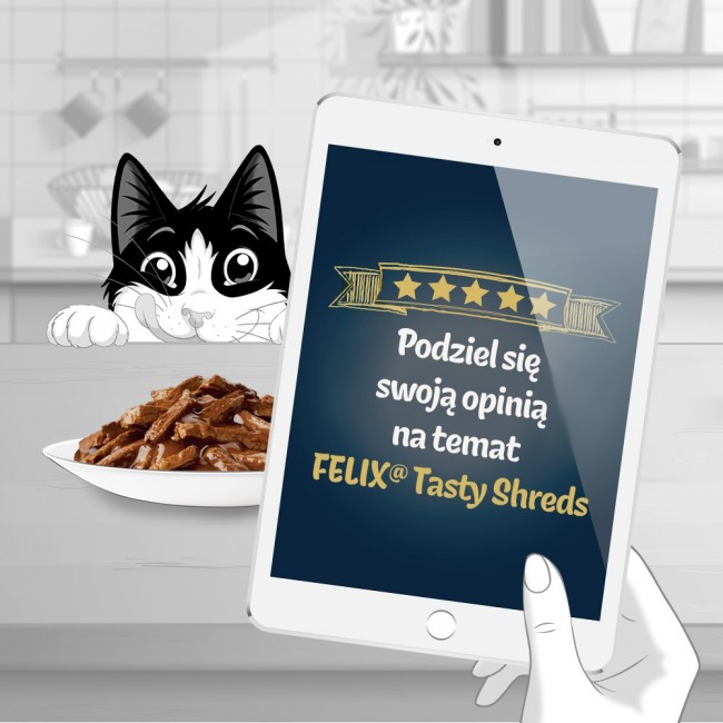 FELIX Tasty Shreds with beef and chicken - 4x 80g