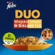 Felix Fantastic Duo meat - beef and poultry, chicken and kidney, lamb and veal, turkey and liver - 4 x 85g