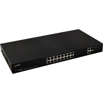 PULSAR SF116 network switch Managed Fast Ethernet (10/100) Power over Ethernet (PoE) 1U Black