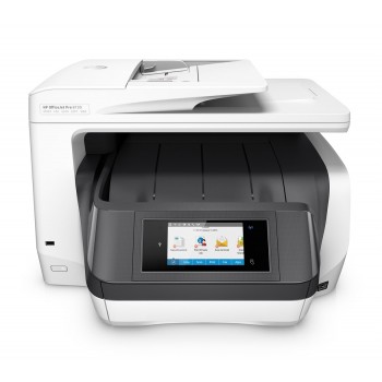 HP OfficeJet Pro 8730 All-in-One Printer, Color, Printer for Home, Print, copy, scan, fax, 50-sheet ADF Front-facing USB printing Scan to email/PDF Two-sided printing