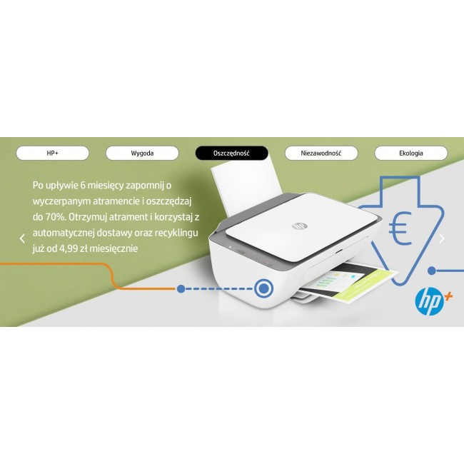 HP DeskJet HP 2720e All-in-One Printer, Color, Printer for Home, Print, copy, scan, Wireless HP+ HP Instant Ink eligible Print from phone or tablet