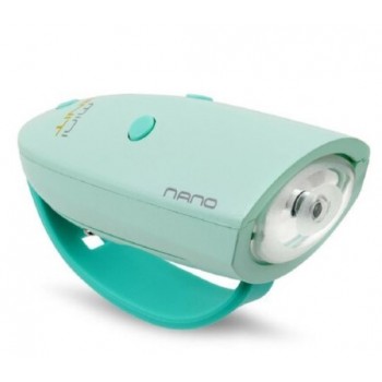 Hornit Nano Mint/Green bicycle light with horn 6266GRG