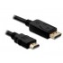 DeLOCK Cable Displayport HDMI m/m 2m Black