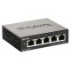 D-Link DGS-1100-05V2/E network switch Managed L2 Gigabit Ethernet (10/100/1000) Black
