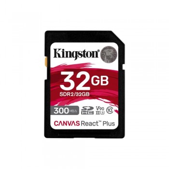 SD Card 32GB Kingston SDHC React+ 300