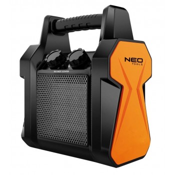 NEO TOOLS 90-061 electric space heater Ceramic PTC 3000 W Black, Orange