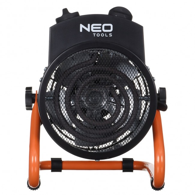 NEO TOOLS 90-067 electric space heater Stainless steel 2000 W IPX4 Black