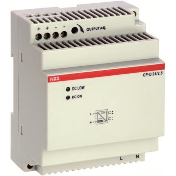 CP-D 24/2.5 switching power supply input: 100-240VAC output: 24VDC/2.5A (1SVR427044R0200) (1SVR427044R0200)
