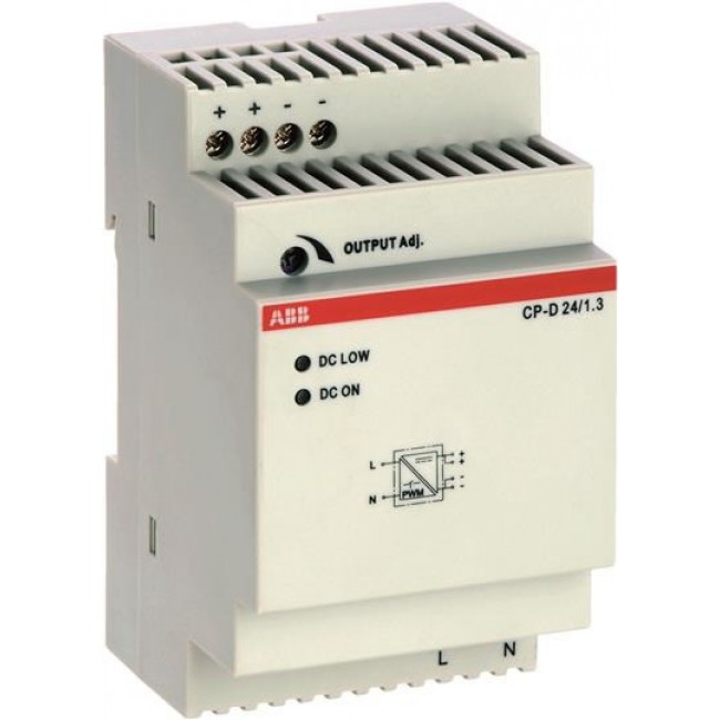 CP-D 24/1.32 switching power supply input: 100-240VAC output: 24VDC/1.3A (1SVR427043R0100) (1SVR427043R0100)