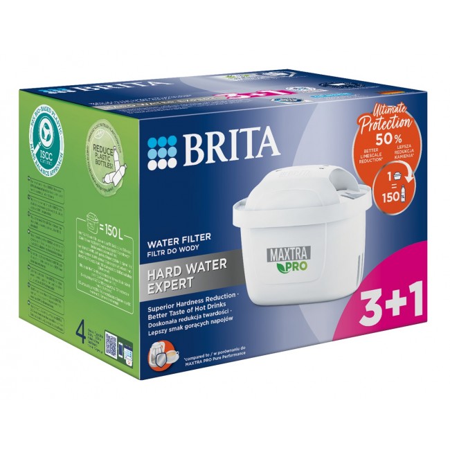 Brita Maxtra Pro Hard Water Expert filter 3+1 pc