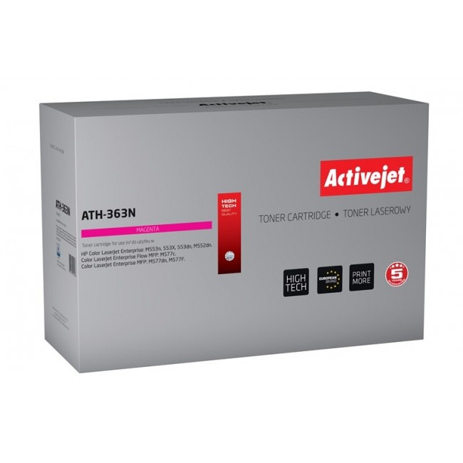 Activejet ATH-363N Toner (replacement for HP 508A CF363A Supreme 5000 pages Magenta)