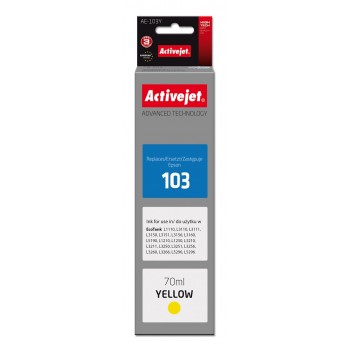 Activejet AE-103Y ink (replacement Epson 103 C13T00S44A Supreme 70 ml yellow)