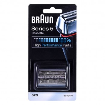 Braun Series 5 52S Electric Shaver Head Replacement Cassette Silver