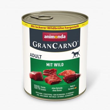 ANIMONDA GranCarno Adult Game - wet dog food - 800g