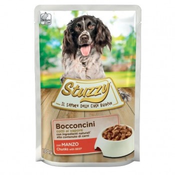 STUZZY Chunks with beef - wet dog food - 100 g