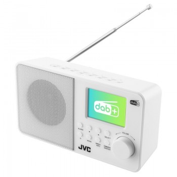 JVC DAB radio RA-E611W-DAB white