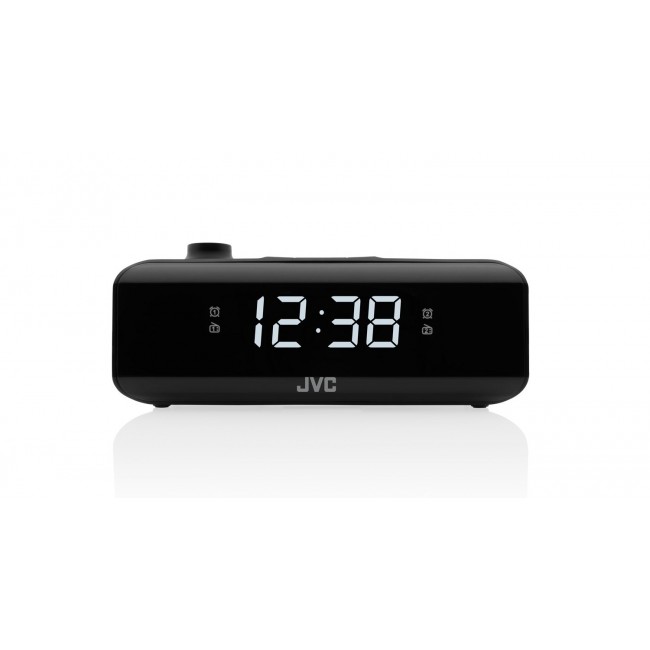 JVC radio alarm clock RA-E211B black