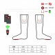 Glovii GQ3M sock Red Unisex 1 pair(s)