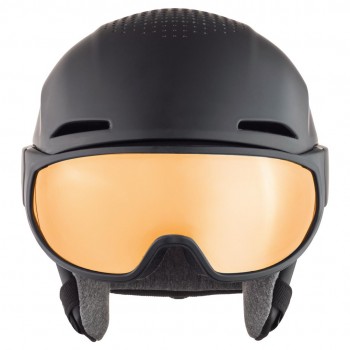 Alpina winter helmet ALTO Q-Lite Black Matt (Gold Mirror) 59-63