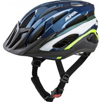 Bike Helmet Alpina MTB17 dark blue & neon 54-58
