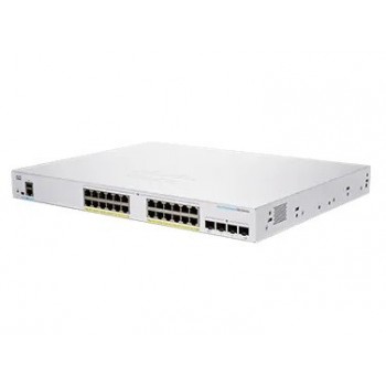 Cisco CBS250-24FP-4X-EU network switch Managed L2/L3 Gigabit Ethernet (10/100/1000) Silver