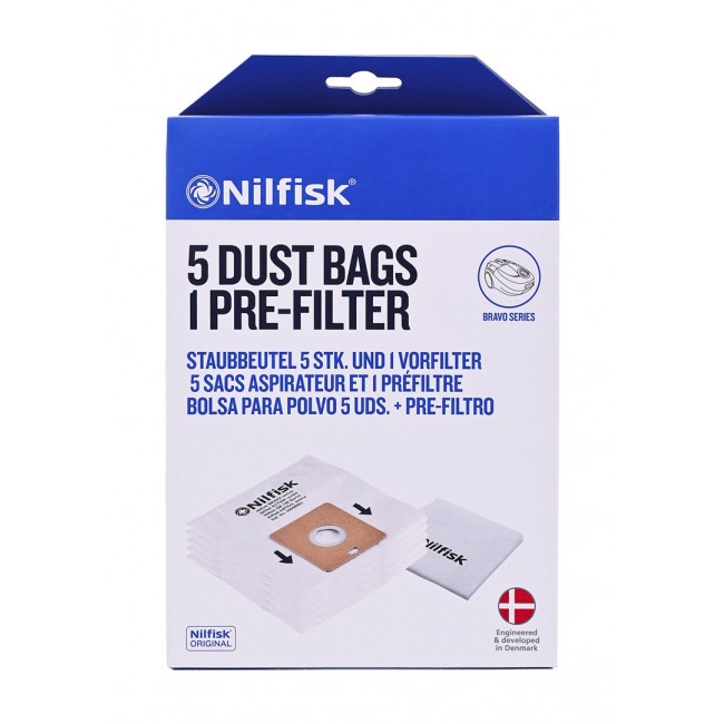 Nilfisk Dust bag (synthetic) 5 pcs.
