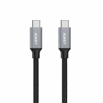 AUKEY CB-CD5 USB cable 1 m USB 2.0 USB C Black, Grey