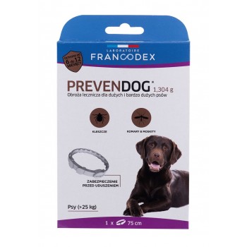 FRANCODEX PrevenDog - collar against ticks - 75 cm