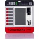PowerNeed P10000S power bank Lithium Polymer (LiPo) 10000 mAh Black