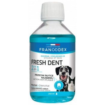 FRANCODEX Fresh dent - p yn do higieny jamy ustnej dla ps w i kot w 250 ml