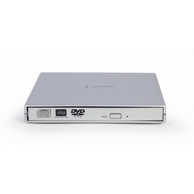 Gembird DVD-USB-02-SV optical disc drive DVD RW Silver